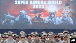 美军2023年8月参与在印尼举行的“超级嘉鲁达之盾”演习。(美联社)