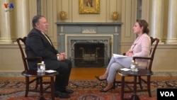 美国国务卿蓬佩奥接受美国之音专访