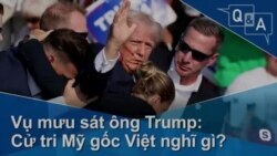 Vụ mưu sát ông Trump: Cử tri Mỹ gốc Việt nghĩ gì? Vụ mưu sát ông Trump: Cử tri Mỹ gốc Việt nghĩ gì?