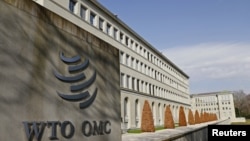 资料照片:世贸组织在瑞士日内瓦的总部大楼。(2021年3月4日)