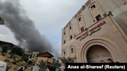 资料照片:加沙地带北部的印度尼西亚医院。(2023年11月12日)