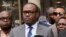 Delly Sesanga (G2) nsima na bokutani na mokambi ya Misala mya maponami na RDC (CENI), Kinshasa, RDC, 30 sanza ya motoba 2023. (Photo ACP/Dady Mbiya)