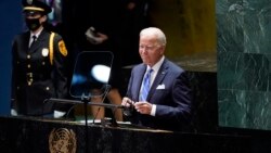 ကုလအထွေထွေညီလာခံမှာ သမ္မတဘိုင်ဒန် ဒီကနေ့ မိန့်ခွန်းပြောမည်
 ကုလအထွေထွေညီလာခံမှာ သမ္မတဘိုင်ဒန် ဒီကနေ့ မိန့်ခွန်းပြောမည်