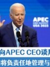 拜登向APEC CEO谈拜习会:美国将负责任地管理与中国的竞争 拜登向APEC CEO谈拜习会:美国将负责任地管理与中国的竞争