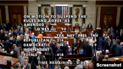 美国国会众议院2023年4月25日一致通过决议案,呼吁中国尽快释放美国公民马克·斯威丹(Mark Swidan) (视频截图)