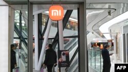 北京一家商场内的小米专卖店 (2024年3月19日)