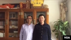 唐吉田和赵中元医师,2015拍摄。(美国之音 周星晨)