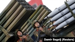 Архівне фото 2015 року: Зброя на параді в Північній Кореї
