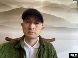 坚持追责要真相的武汉肺炎难属、公民记者张海 （资料照片）