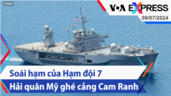 Soái hạm của Hạm đội 7 Hải quân Mỹ ghé cảng Cam Ranh | Truyền hình VOA 9/7/24 Soái hạm của Hạm đội 7 Hải quân Mỹ ghé cảng Cam Ranh | Truyền hình VOA 9/7/24
