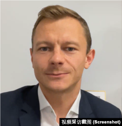 原白俄罗斯外交部一等秘书帕维尔·斯伦金(Pavel Slunkin)。(视频采访截图)