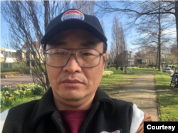 身在荷兰的异议人士林生亮。(林生亮提供)