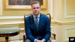 За словами міністра закордонних справ Литви, світ має визнати, що йому потрібна перемога України. На фото: міністр закордонних справ Литви Габріеліус Ландсбергіс, фото AP, зроблено 9 березня 2022 року