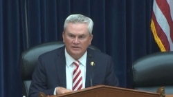 美国众议院监督与问责委员会主席詹姆斯·科默(James Comer)2024年6月26日主持中共对美国发动政治战的听证会(视频截图)。