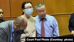 张晓宁,杀害八九天安门学生领袖、纽约移民律师李进进的凶嫌,2月8日在纽约皇后区最高法院出庭。(法院Pool照片)