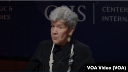 2024年1月26日，美国商务部负责国际贸易的副部长拉戈（Marisa Lago)在华盛顿智库战略与国际研究中心的一次对话上。