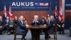 奥库斯成员美国、英国和澳大利亚三国领导人在美国加州圣地亚哥举行奥库斯峰会(资料照:2023年3月13日)