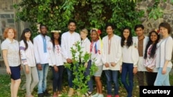 Іноземні студенти вивчають українську мову та культуру. Фото з особистого архіву Олени Бойчук.