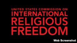 美国国际宗教自由委员会2023年度报告的封面 (截屏)