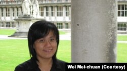 位于台北的政治大学国家发展研究所副教授魏玫娟(照片提供:魏玫娟)