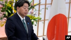 资料照:日本内阁官房长官林芳正