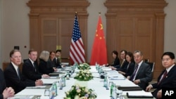 美国白宫国家安全顾问沙利文与中国外长王毅在马耳他举行会晤。(2023年9月16日)