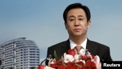 资料照:中国恒大集团创办人及董事局主席许家印