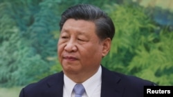 中国领导人习近平与美国国务卿布林肯在北京人大会堂举行会谈。(2023年6月19日)
