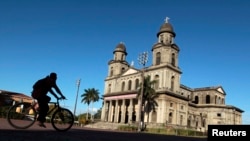 尼加拉瓜首都马那瓜革命广场(资料图片)