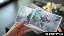 位于台北的张玲玲分享当年入伍受训时拍下的照片(照片提供:张玲玲)