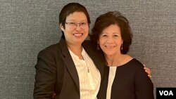 UN Special Envoy Noeleen Heyzer and NUG Foreign Minister Zin Mar Aung (Photo: Leong Wai Kit)