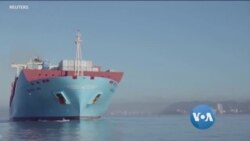 ပင်လယ်နီရှောင်နေရတဲ့ ကုန်သင်္ဘောများ
