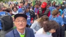 台湾联合国协进会WHO宣达团巧遇世界卫生组织总干事谭德塞(曾琮凯提供) 台湾联合国协进会WHO宣达团巧遇世界卫生组织总干事谭德塞(曾琮凯提供)