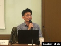 台湾中研院社会所研究员林宗弘(陈筠摄)