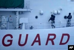 菲律宾、美国和日本的海岸警卫队在菲律宾海岸外举行海岸防卫联合演习。(2023年6月6日)