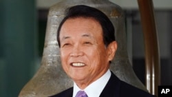 资料照:日本前首相麻生太郎