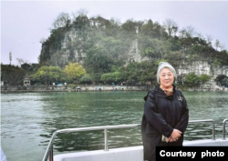 中国资深媒体人、独立专栏作家高瑜2024年3月摄于广西桂林漓江。(高瑜提供图片)