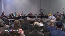 Trump cố gắng kiếm phiếu từ cử tri đảng Tự do Trump cố gắng kiếm phiếu từ cử tri đảng Tự do