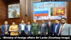 Делегація МЗС Шрі-Ланки на зустрічі в Москві, 27 червня 2024. Фото: МЗС Шрі-Ланки/Радіо Свобода