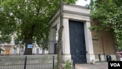 伦敦“超级使馆”将建在伦敦塔附近的皇家铸币局(Royal Mint Court)旧址,规模远超中国在伦敦现有的使馆 (美国之音/李伯安)