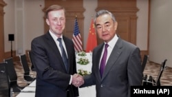 美国白宫国家安全顾问沙利文与中国外长王毅在马耳他举行会晤。(2023年9月16日)