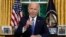 Presiden Joe Biden berpidato dari Ruang Oval Gedung Putih di Washington, 24 Juli 2024, tentang keputusannya untuk mundur dari pencalonannya kembali sebagai presiden dari Partai Demokrat. (Pool via AP)