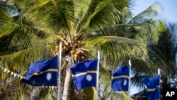 资料照:太平洋岛国瑙鲁国旗