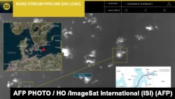 Підводні труби газопроводів Північний потік-1 і 2 були пошкоджені вибухами в західній частині Балтійського моря поблизу Данського острова Борнгольм у вересні 2022 р.