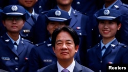 资料照片:2024年6月27日,台湾总统赖清德出席在台北举行的军事学院毕业典礼。