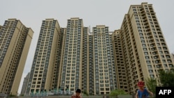 中国恒大在北京开发的一处楼盘。(2022年7月28日)