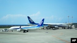 资料照:2023年9月9日的日本冲绳那霸机场。那霸机场也在此次计划升级改造的16个项目之内。