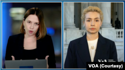 Розмова про боротьбу з корупцією в Україні під час брифінгу Голосу Америки.