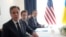 美国国务卿布林肯2024年4月18日与乌克兰外交部长德米特罗·库列巴举行双边会议。