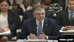 2023年2月28日,美国国务院亚太助卿康达(Daniel Kritenbrink) 在“应对中共进攻性行为的世代挑战”的听证会上发表讲话。(视频截图)